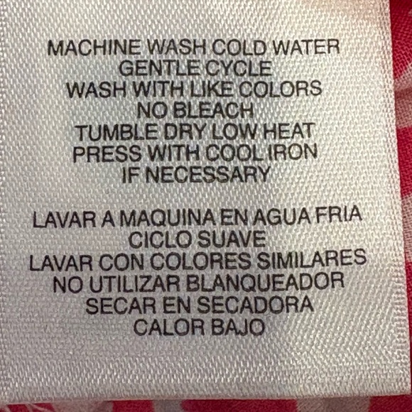 Jones New York Sport Fuchsia & White Long Tab Sleeve Blouse Shirt Top, XL - Picture 4 of 7